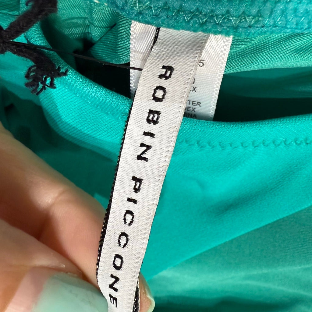 Robin Piccone Iceberg Aubrey Lace Up One Piece Sz 4 NWT