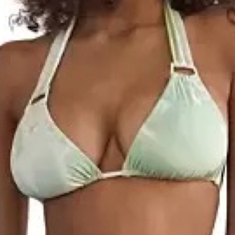 Revel Rey Sorbet Camo Bikini Top Sz S NWT