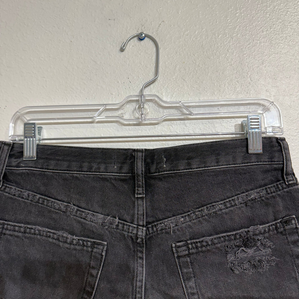 Free People Montero Black Maggie Distressed Shorts Sz 26 NWT