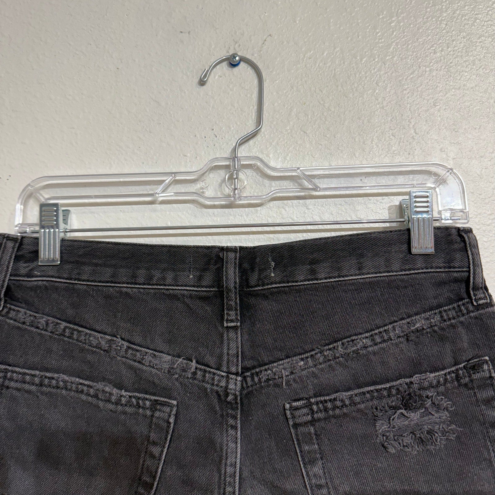 Free People Montero Black Maggie Distressed Shorts Sz 26 NWT