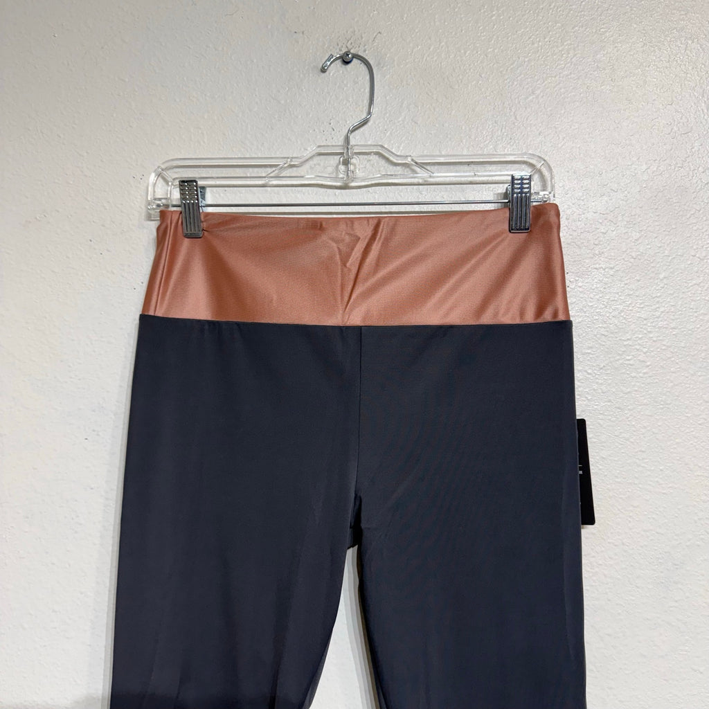 Lanston Sport Gray Pink Colorblock Leggings Sz L NWT