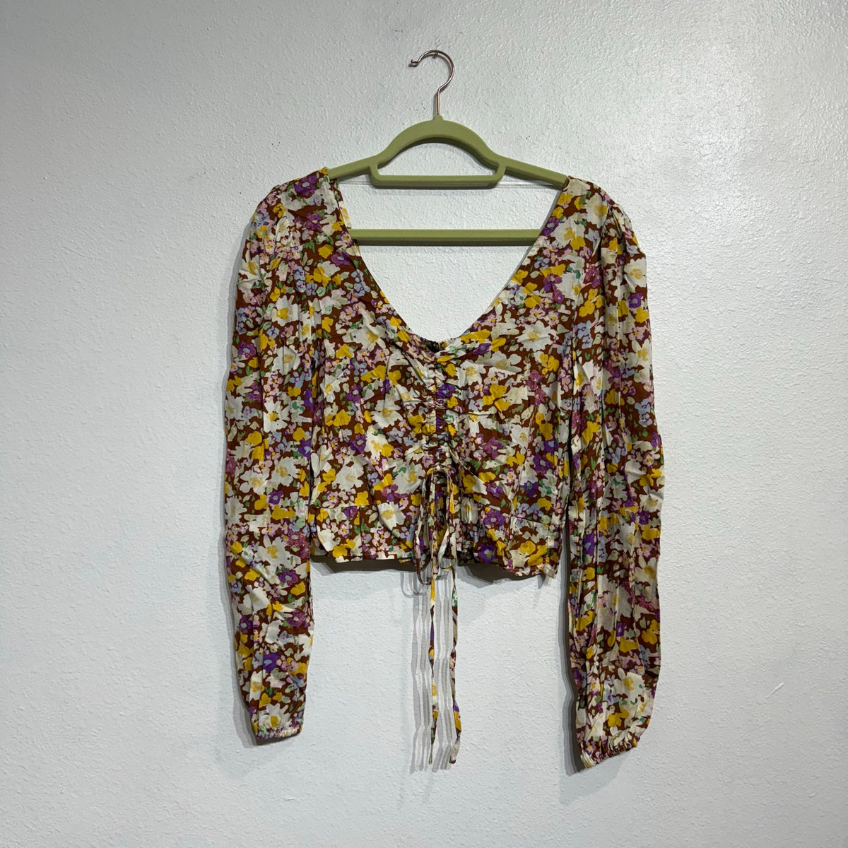 Sanctuary Sunny Field Drawn To You Floral Top Sz XS NWT