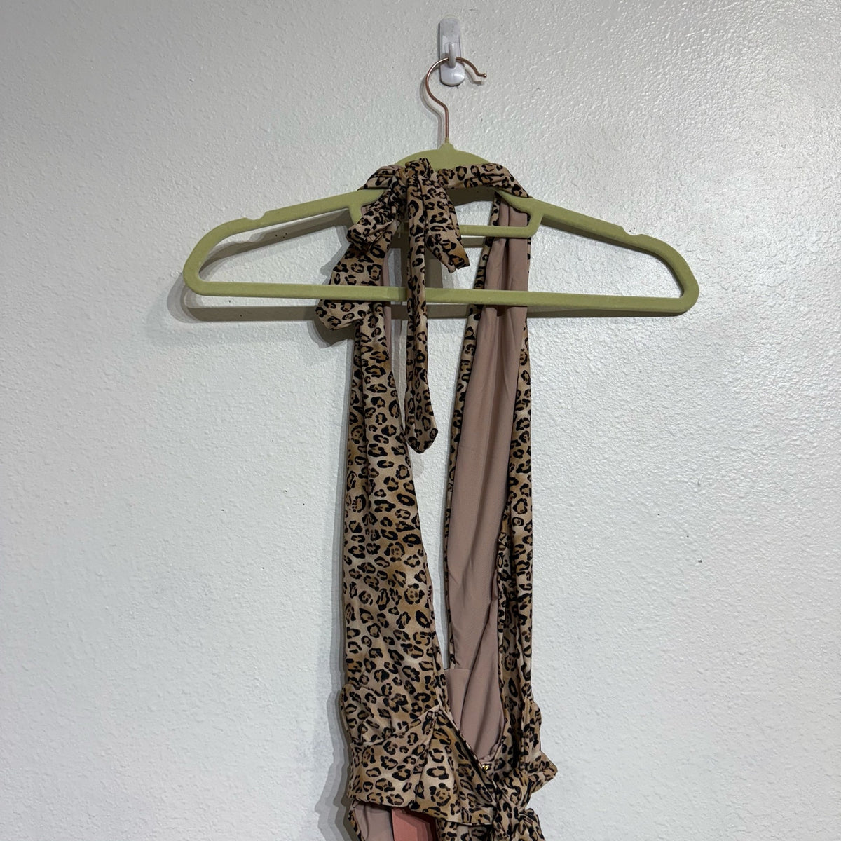 PQ Swim Tan Leopard Alex One Piece Sz S NWT