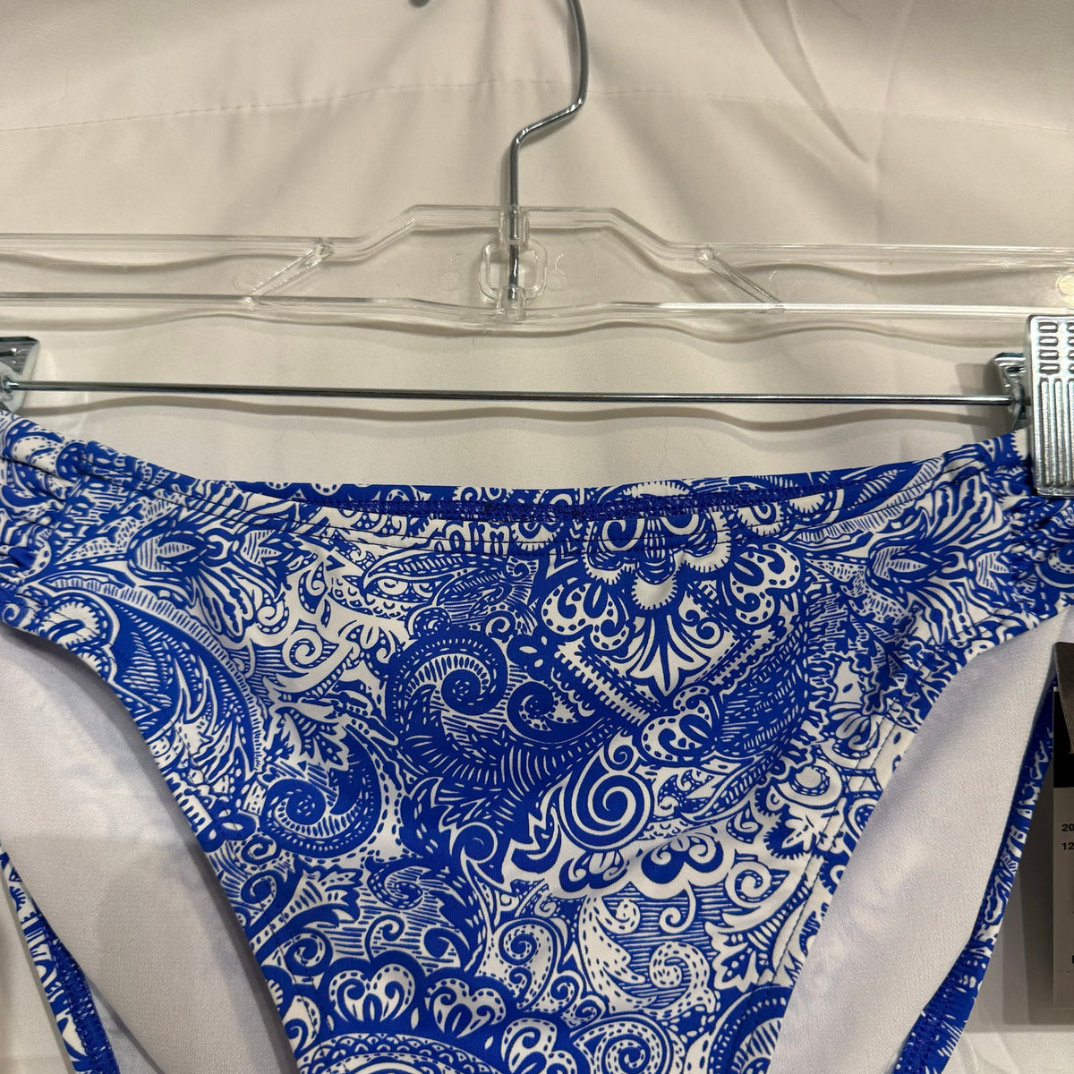 Ralph Lauren Blue Paisley Artisanal Woodblock Bikini Bottoms Sz 12 NWT