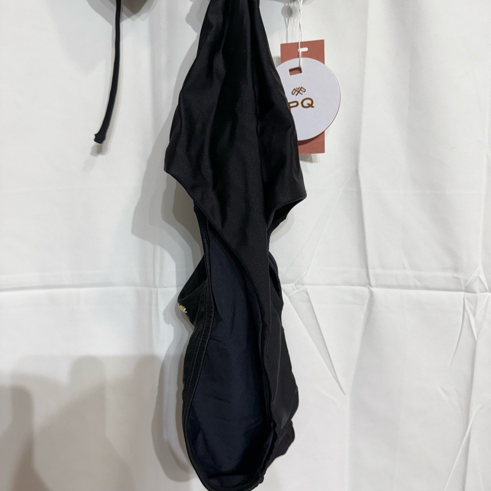 PQ Swim Black Hayden Cut Out One Piece Sz M NWT