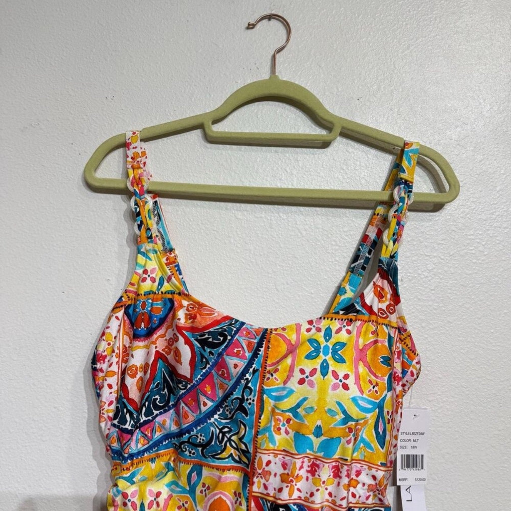 La Blanca Plus Soliel Lingerie One-Piece Swimsuit Sz 22W NWT