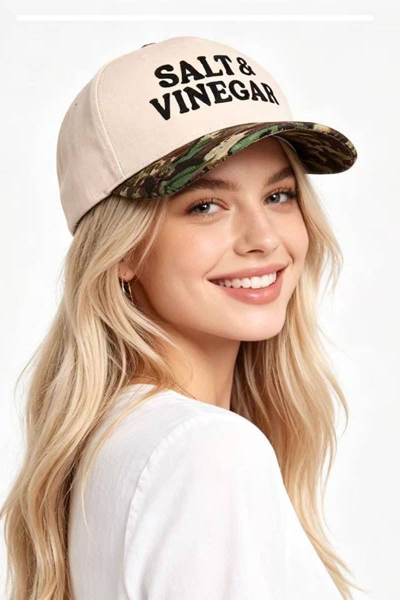 0420 Salt & Vinegar Two Tone Cotton Hat SI-29751