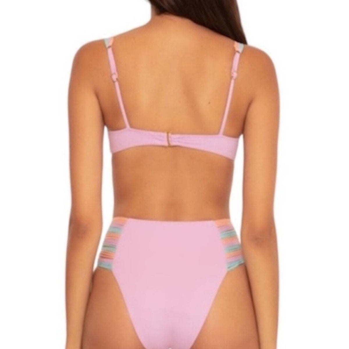 Isabella Rose Lavender Lucca Bikini Top Sz S NWT
