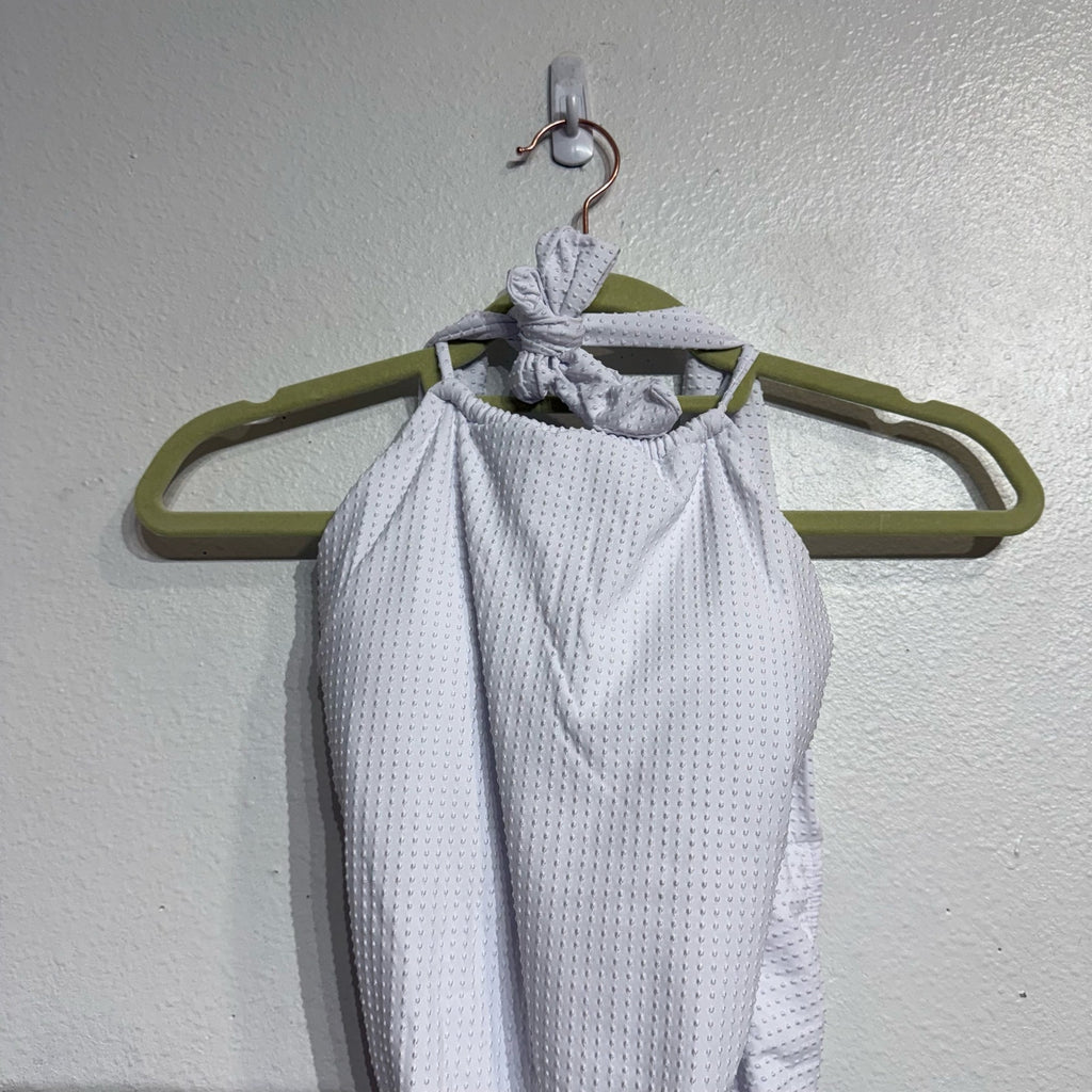 PQ Swim Sail White Vale One Piece Swimsuit Sz L NWT