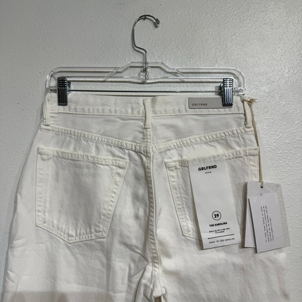 GRLFRND White Flag Karolina High Rise Skinny Sz 29 NWT