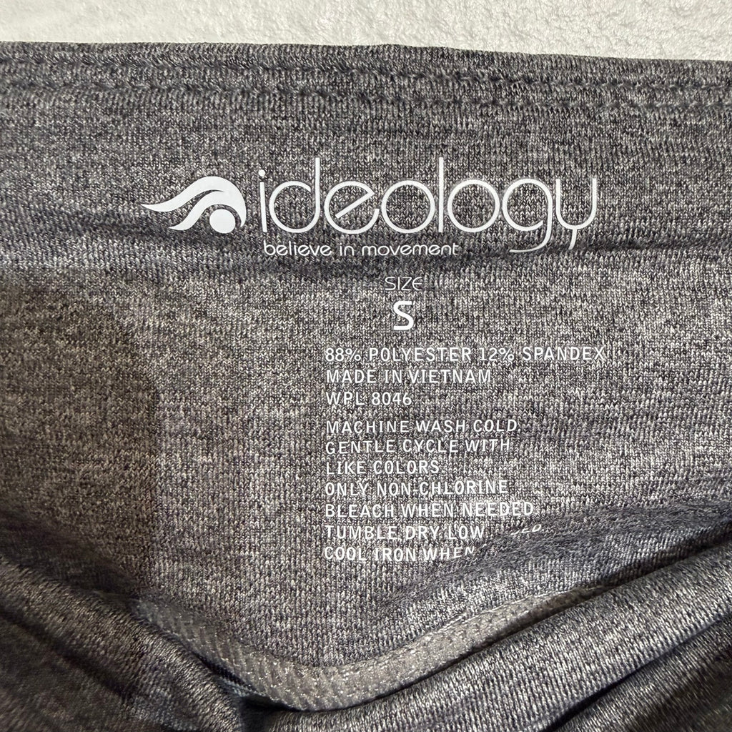 Ideology Charcoal Gray Pleated Mini Skort Sz S NWT