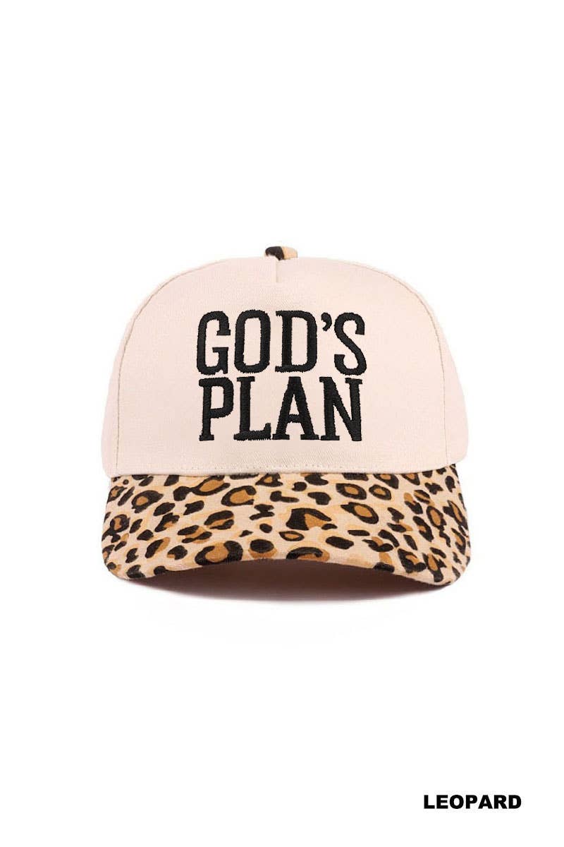 `0304 God's Plan Two Tone Cotton Hat SI-29581