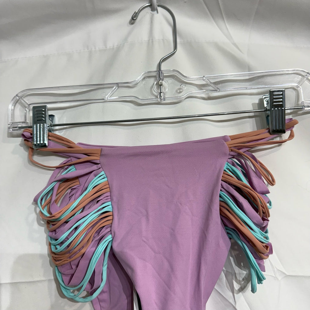 Isabella Rose Lavender Lucca High Waist Bikini Bottom Sz XS NWT