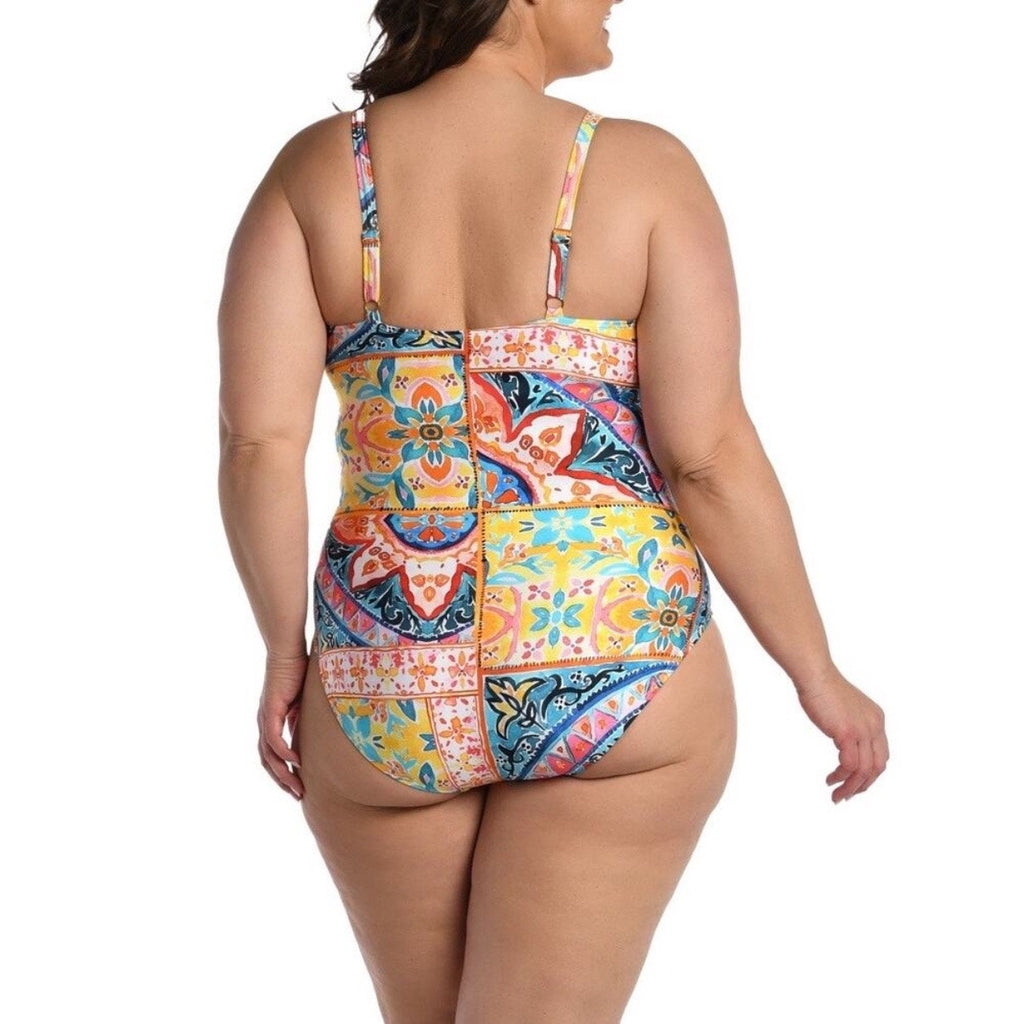 La Blanca Plus Soliel Lingerie One-Piece Swimsuit Sz 22W NWT