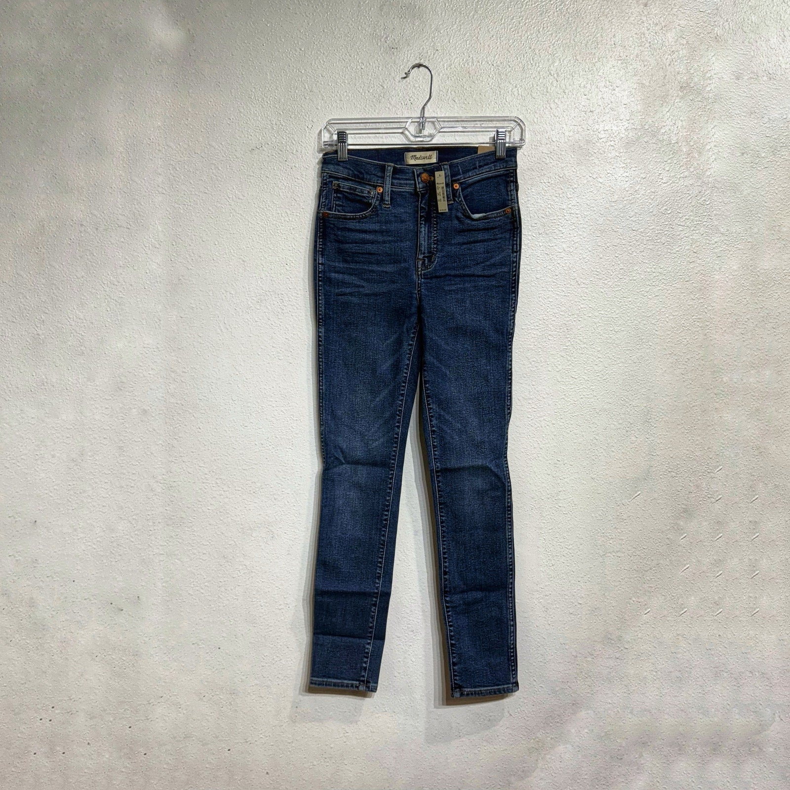 Madewell Blue 10" High-Rise Skinny Jeans Sz 24 NWT