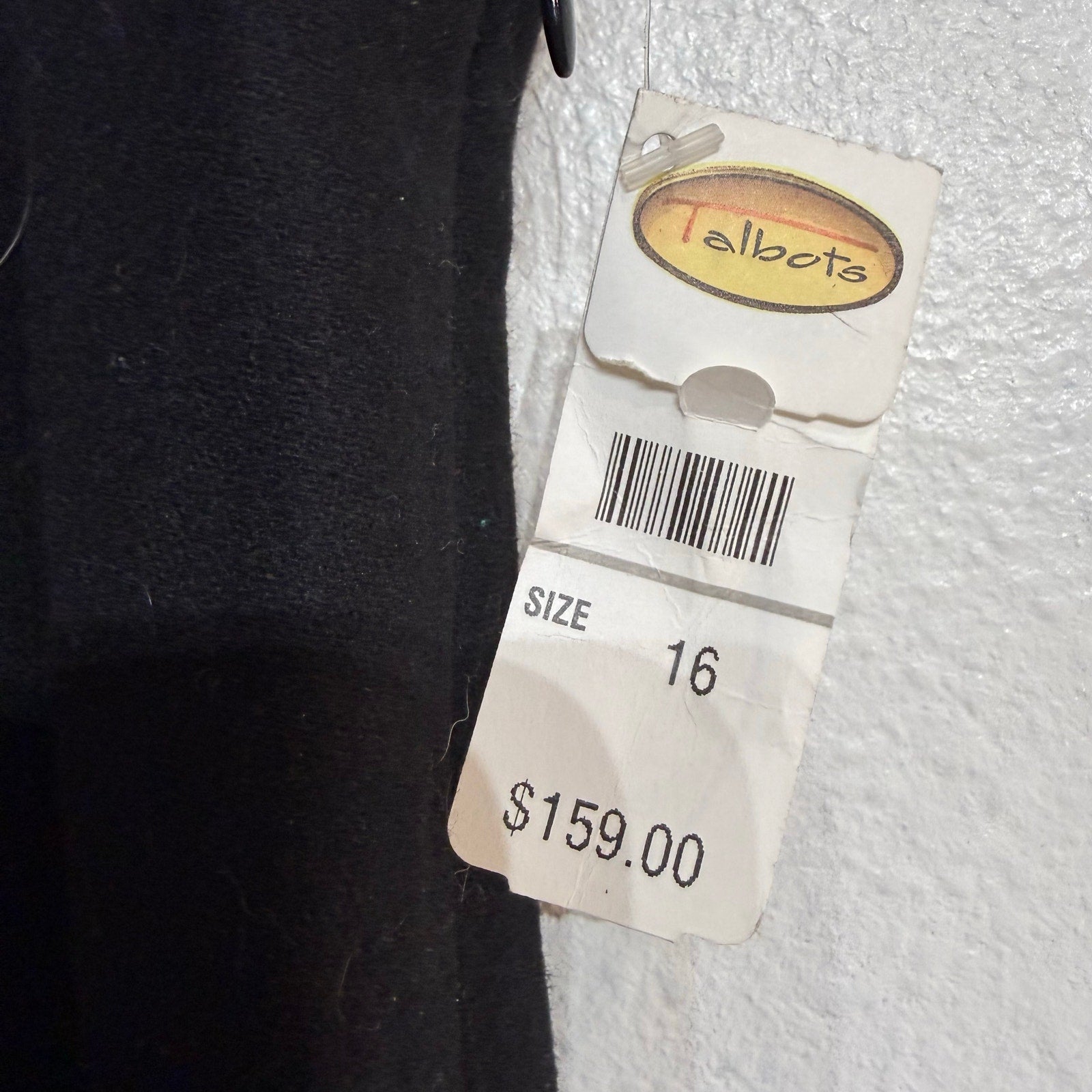 Talbots Black Maxi Skirt Embroidered Hem Boho Elegant Sz 16 NWT