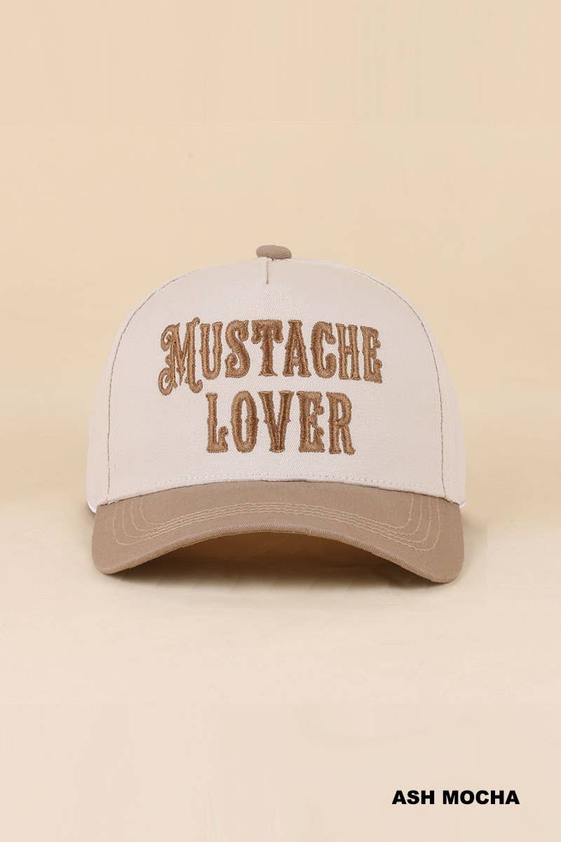 0519 Mustache Lover Two Tone Snapback Hat SI-29862