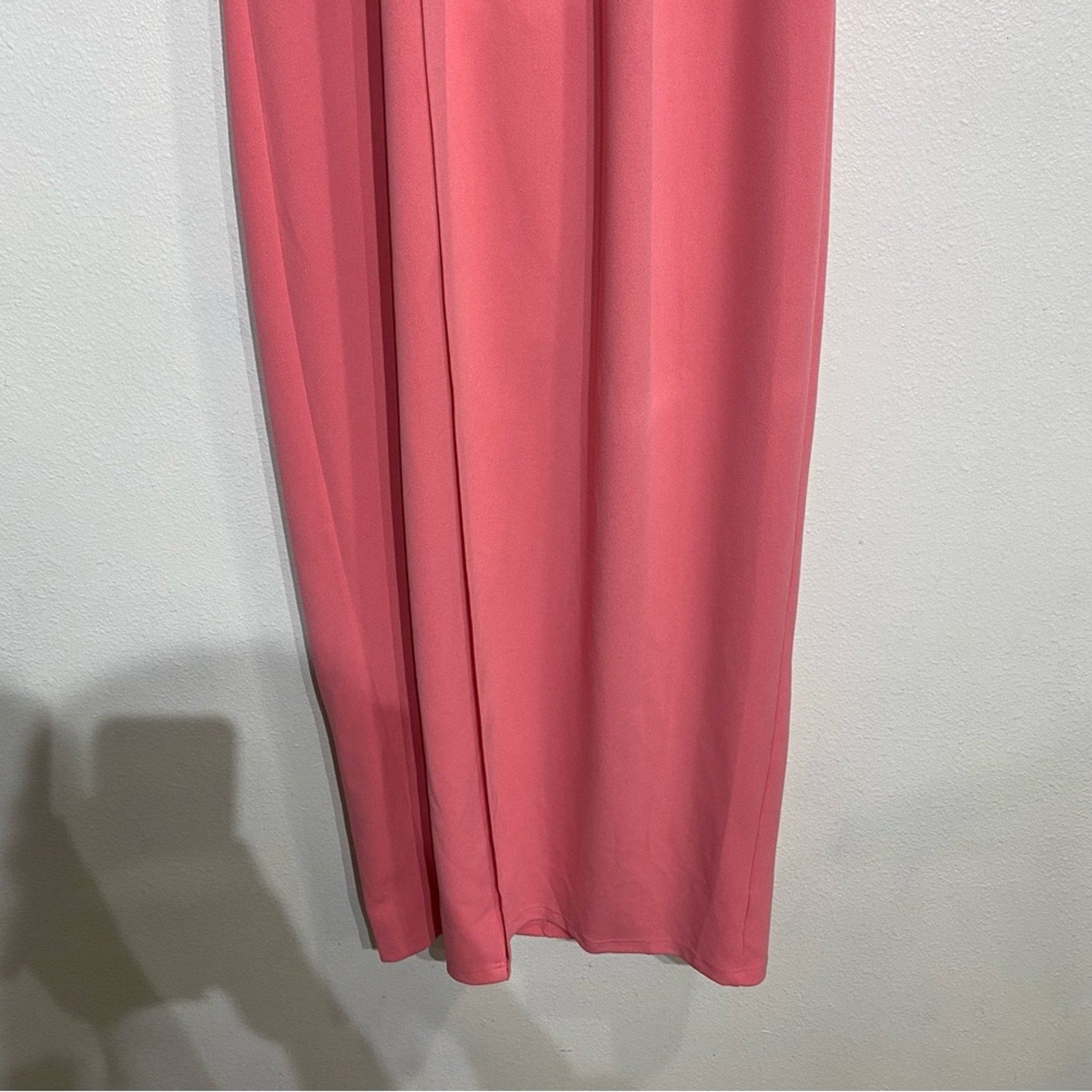 Clothing Obsessed Company Pink Curvy Fit Halter Midi Dress Sz 3XL NWT