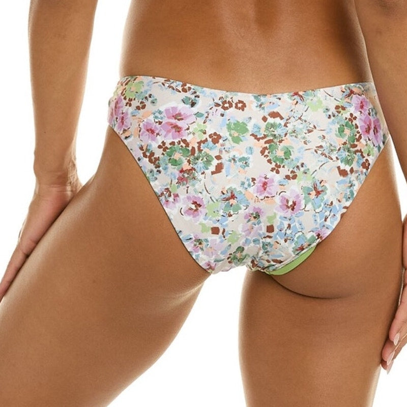 Isabella Rose Maui Floral Reversible Swim Bottom Sz M NWT
