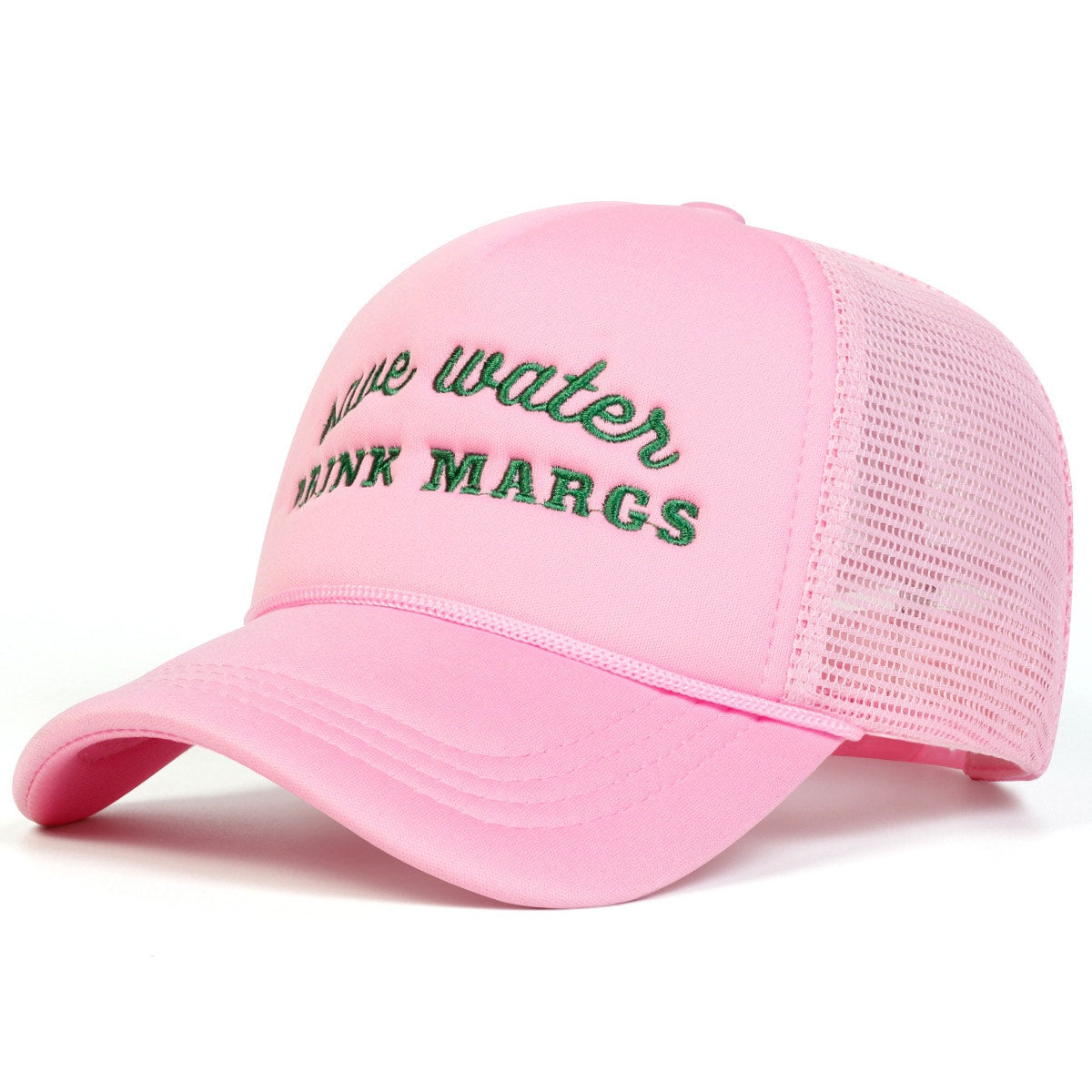 Save Water Drink Margs Pink Adjustable Mesh Trucker Hat NWOT