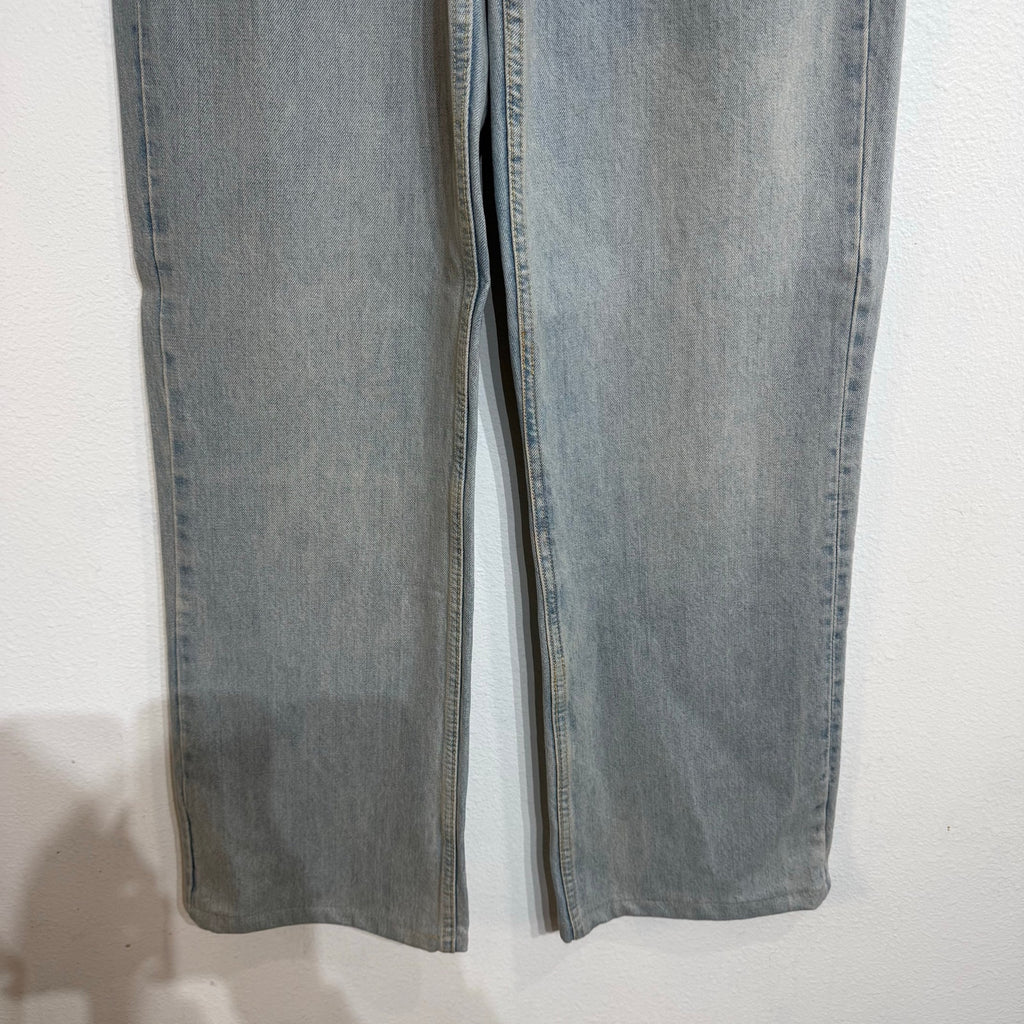 Zara Light Wash Wide Leg Jeans High Rise Sz 8 NWT