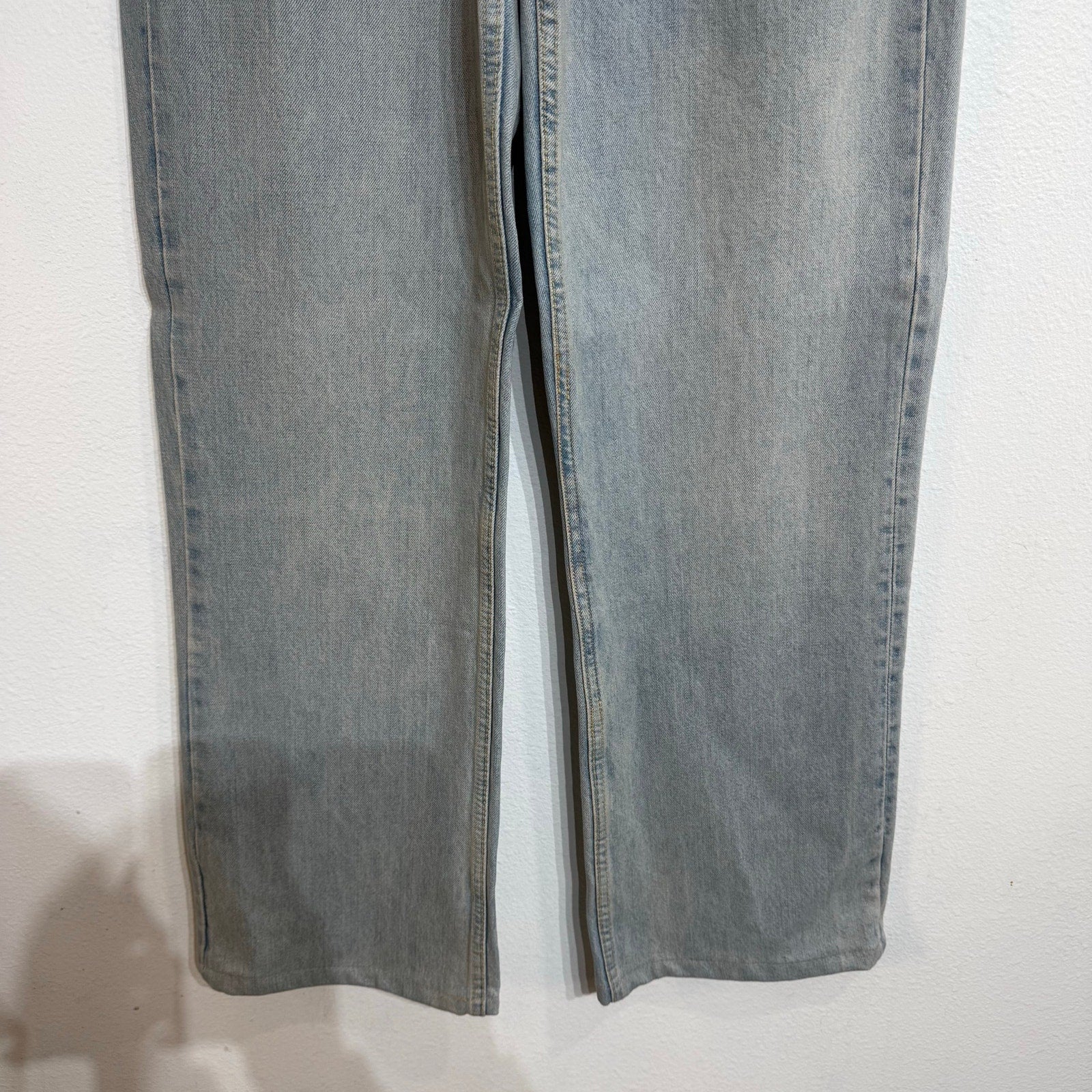 Zara Light Wash Wide Leg Jeans High Rise Sz 8 NWT