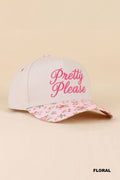 0519 Pretty Please Two Tone Snapback Hat SI-29866