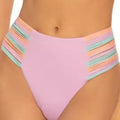 Isabella Rose Lavender Lucca High Waist Bikini Bottom Sz XS NWT