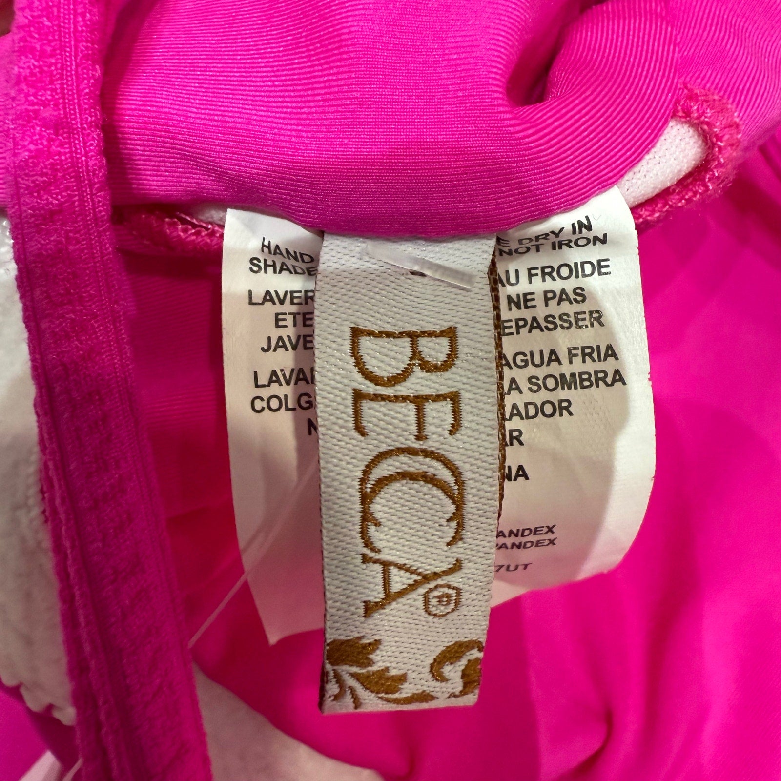 Becca Cosmopolitan Pink Pucker Up Asymmetrical One-Piece Swimsuit Sz S NWT