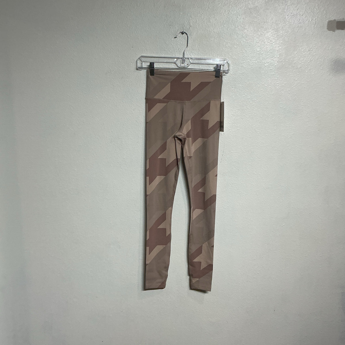 Varley Pink Taupe Camo Leggings Sz XXS NWT