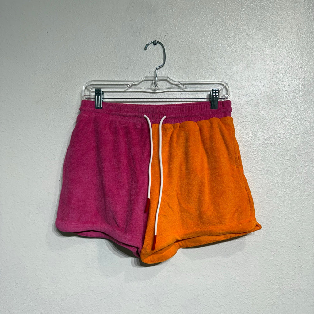 Solid & Striped Tangerine Strawberry The Charlie Terrycloth Shorts Sz M NWT