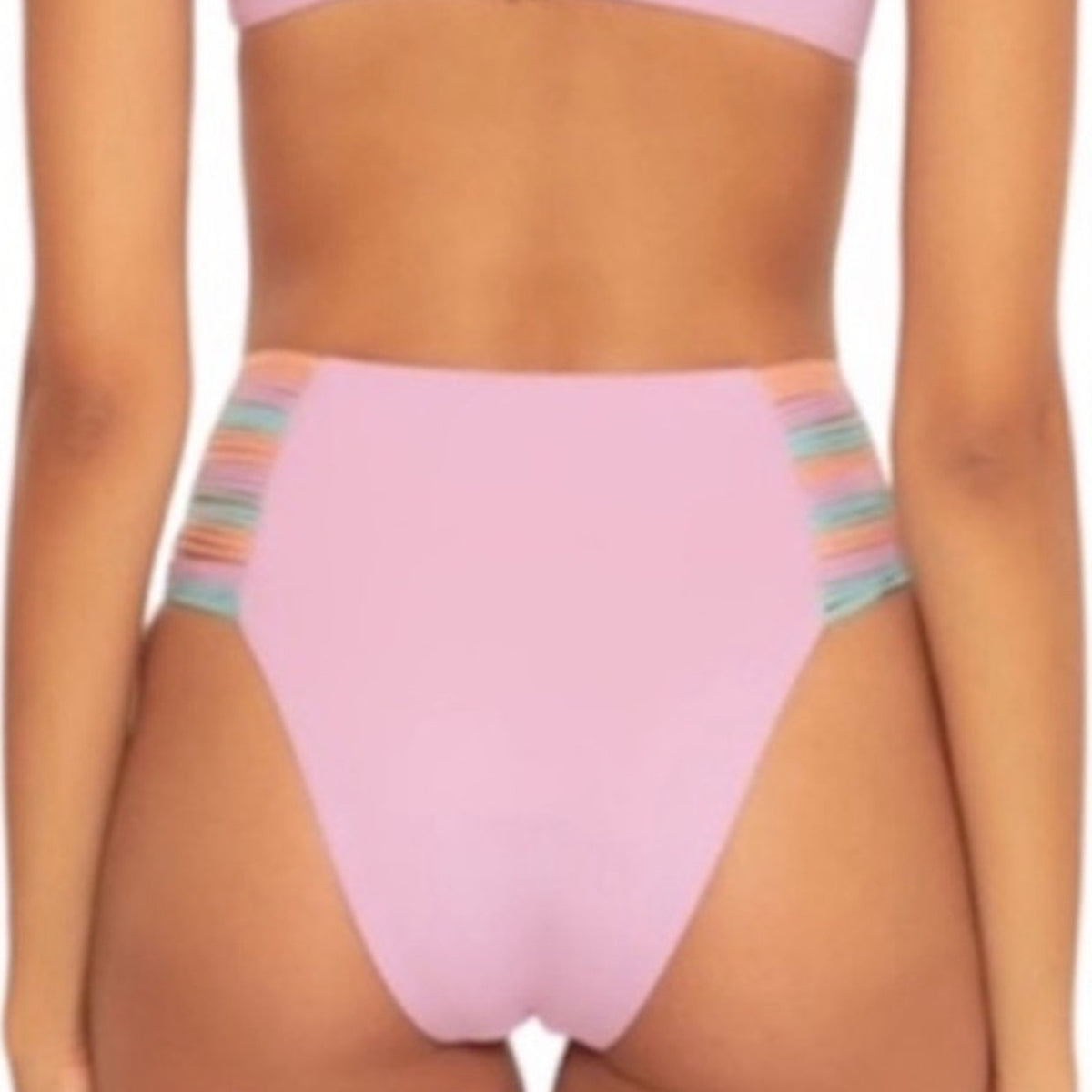 Isabella Rose Lavender Lucca High Waist Bikini Bottom Sz S NWT