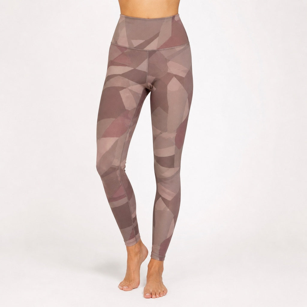 Varley Pink Taupe Camo Leggings Sz XXS NWT