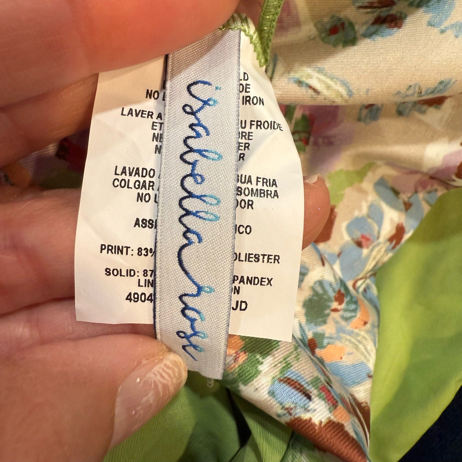 Isabella Rose Maui Floral Reversible Swim Bottom Sz S NWT