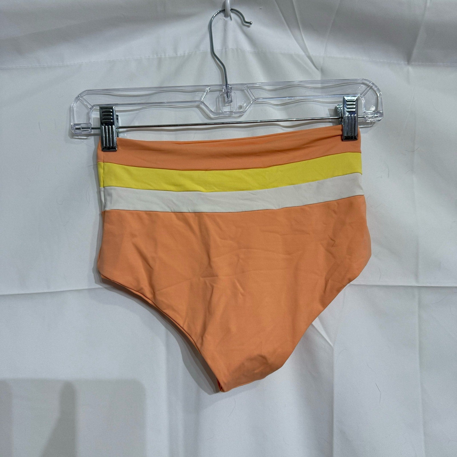 L*space Tangy Lemondrop High Waist  Bikini Bottoms Sz XS NWT