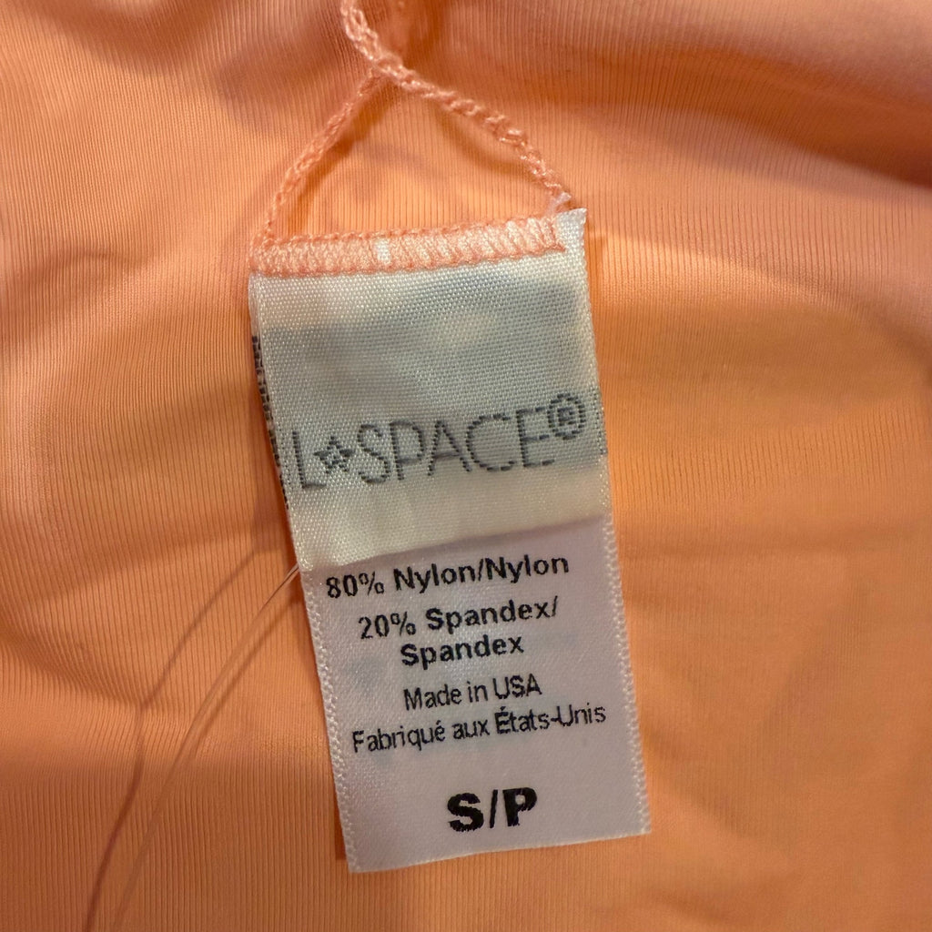 L*space Tangy Lemondrop High Waist  Bikini Bottoms Sz S NWT