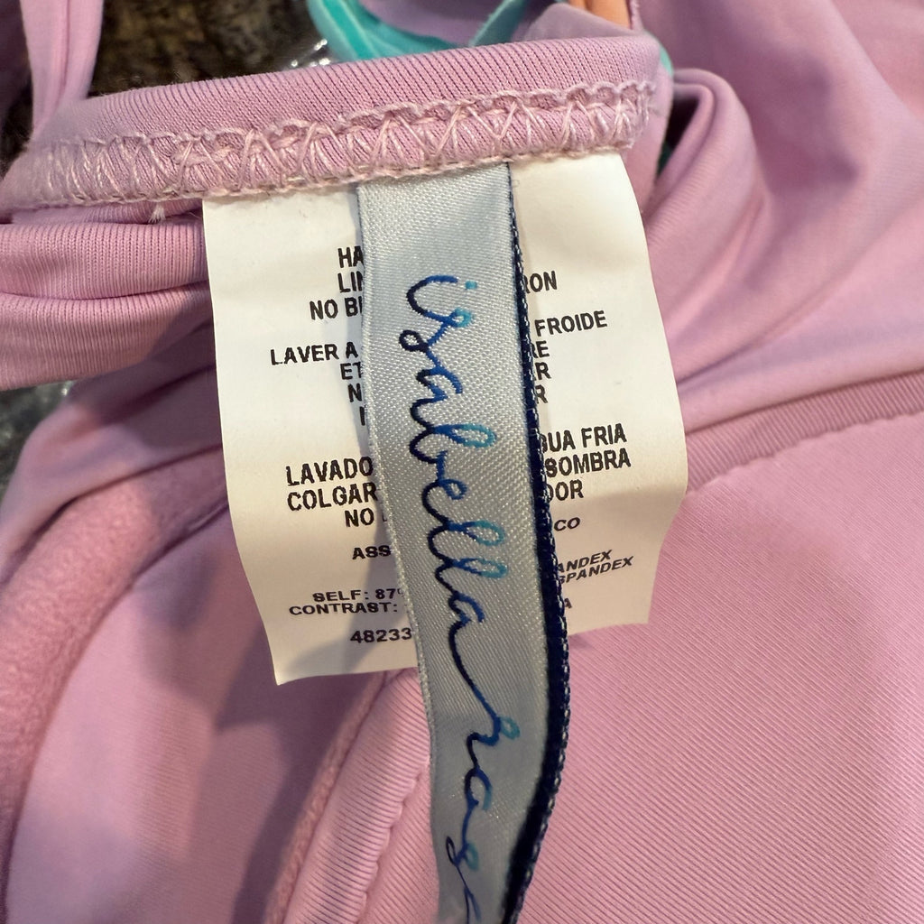 Isabella Rose Lavender Lucca Bikini Top Sz L NWT