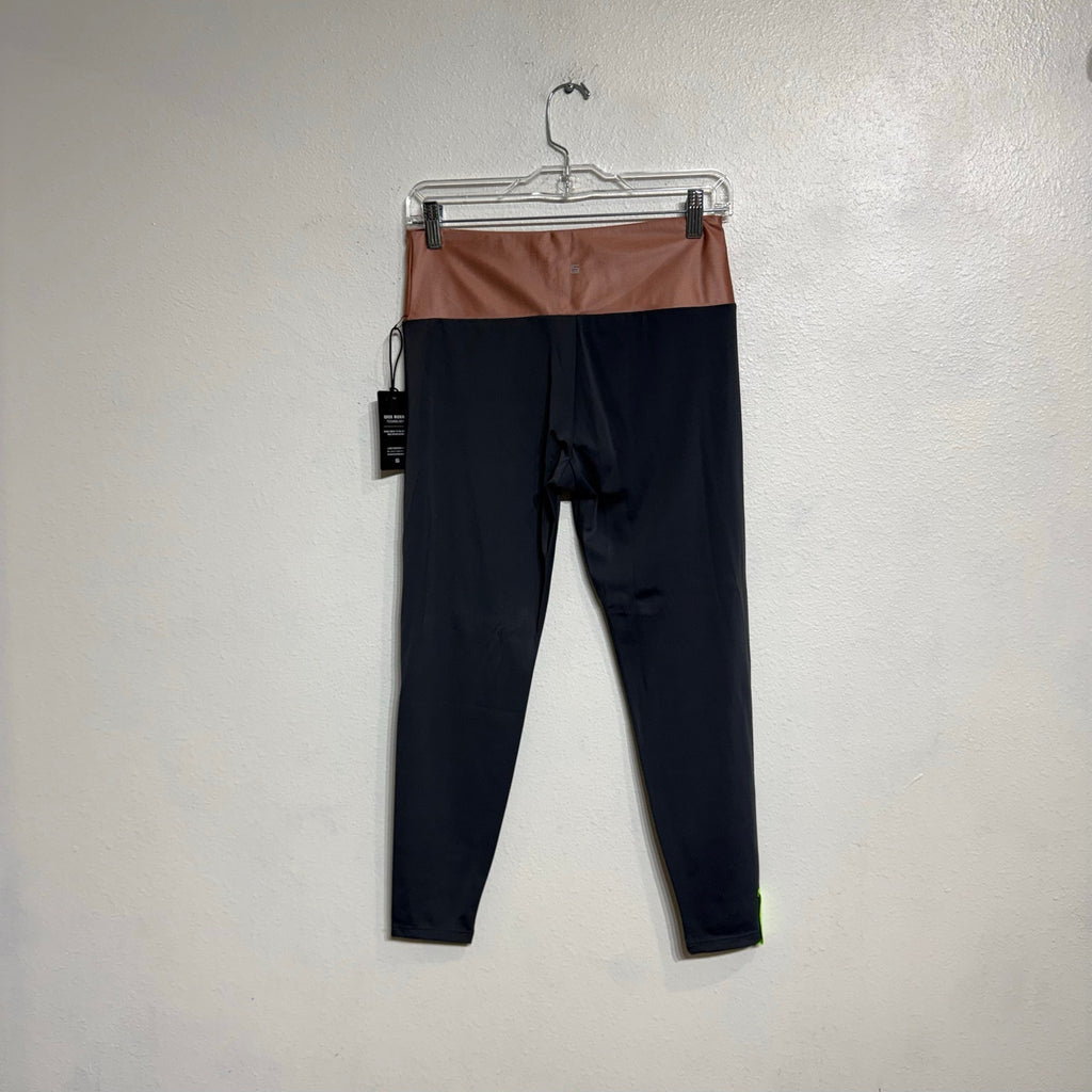Lanston Sport Gray Pink Colorblock Leggings Sz L NWT