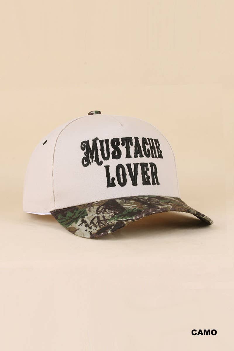0519 Mustache Lover Two Tone Snapback Hat SI-29862