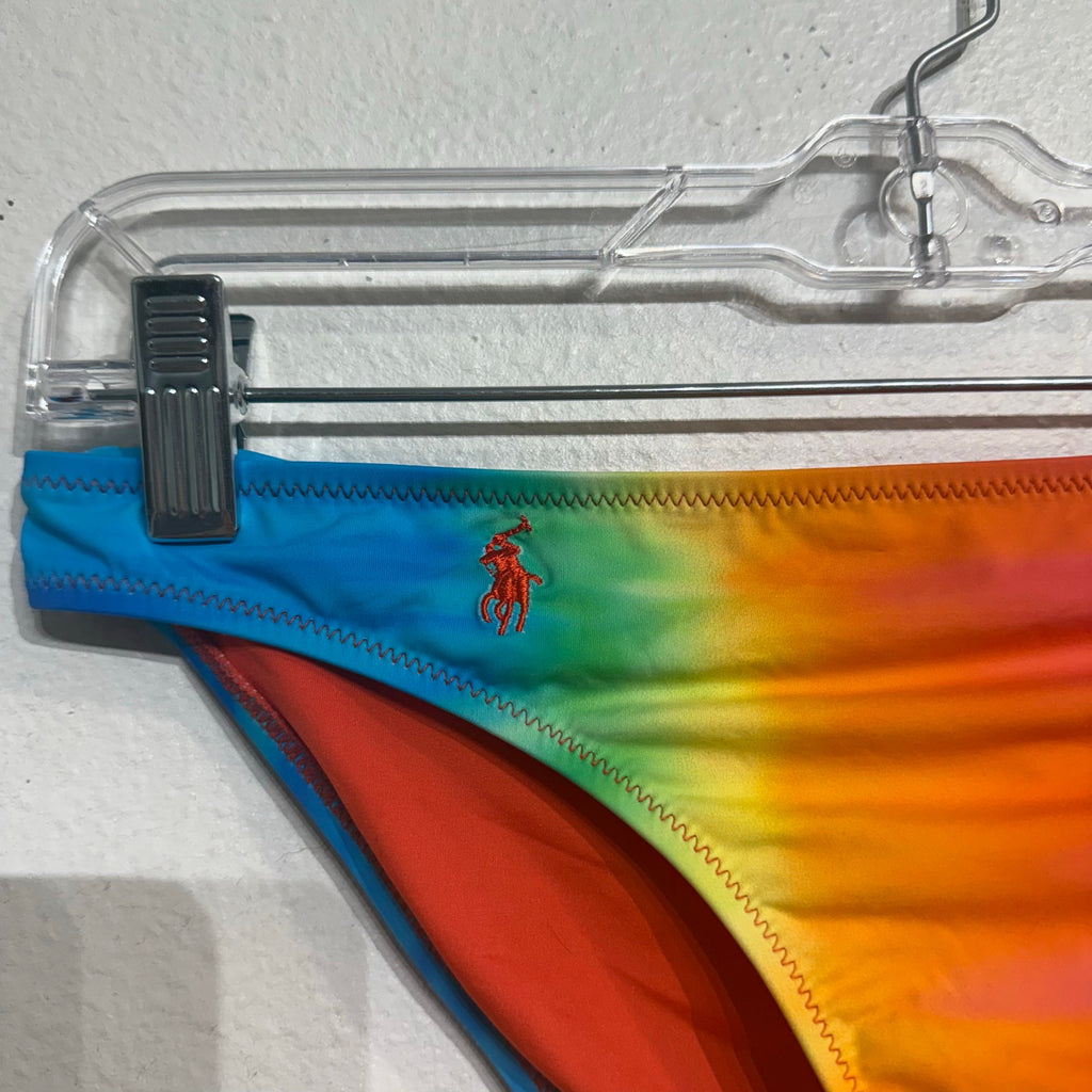 Polo Ralph Lauren Rainbow Devin Ombre Bikini Swim Bottom Sz XL
