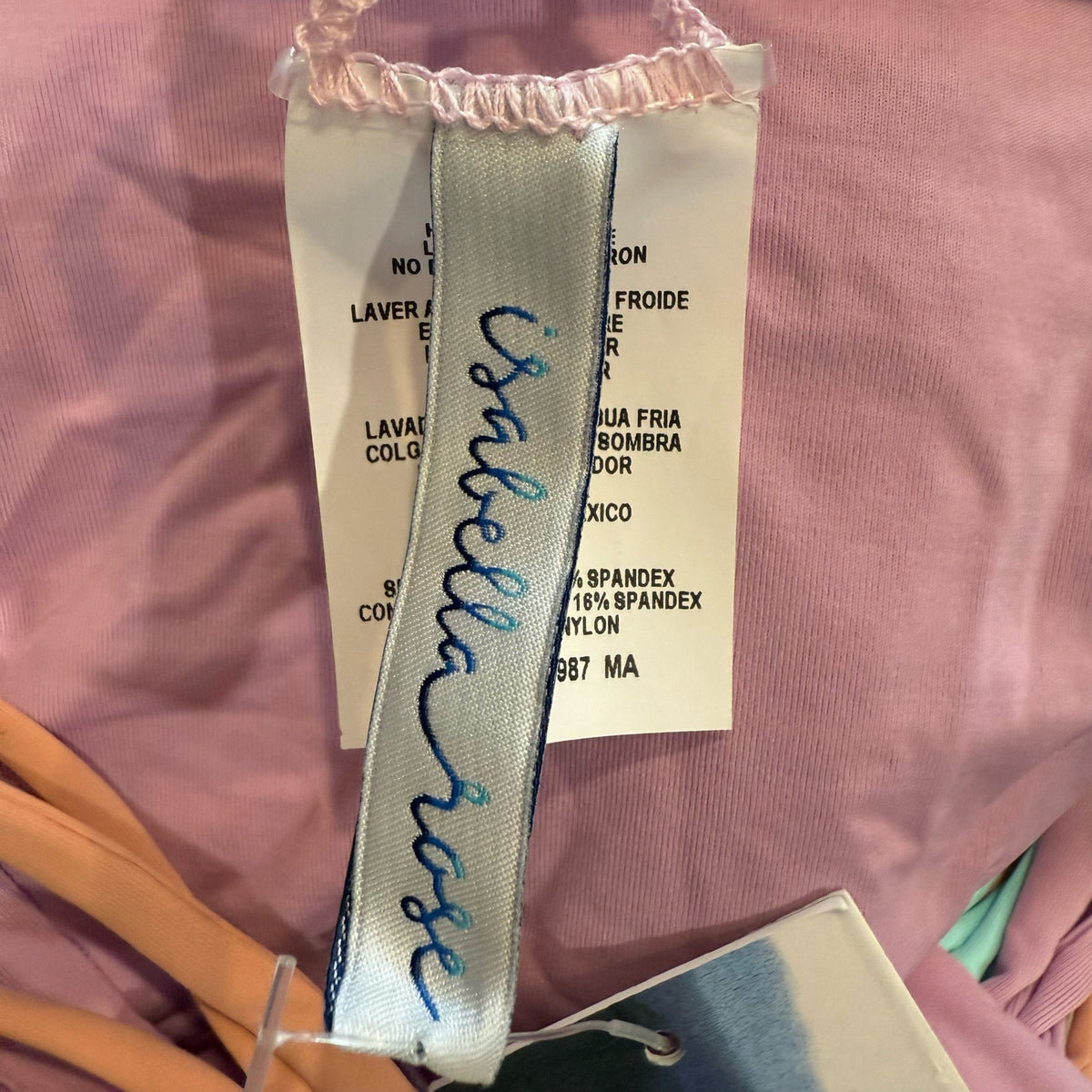 Isabella Rose Lavender Lucca High Waist Bikini Bottom Sz S NWT