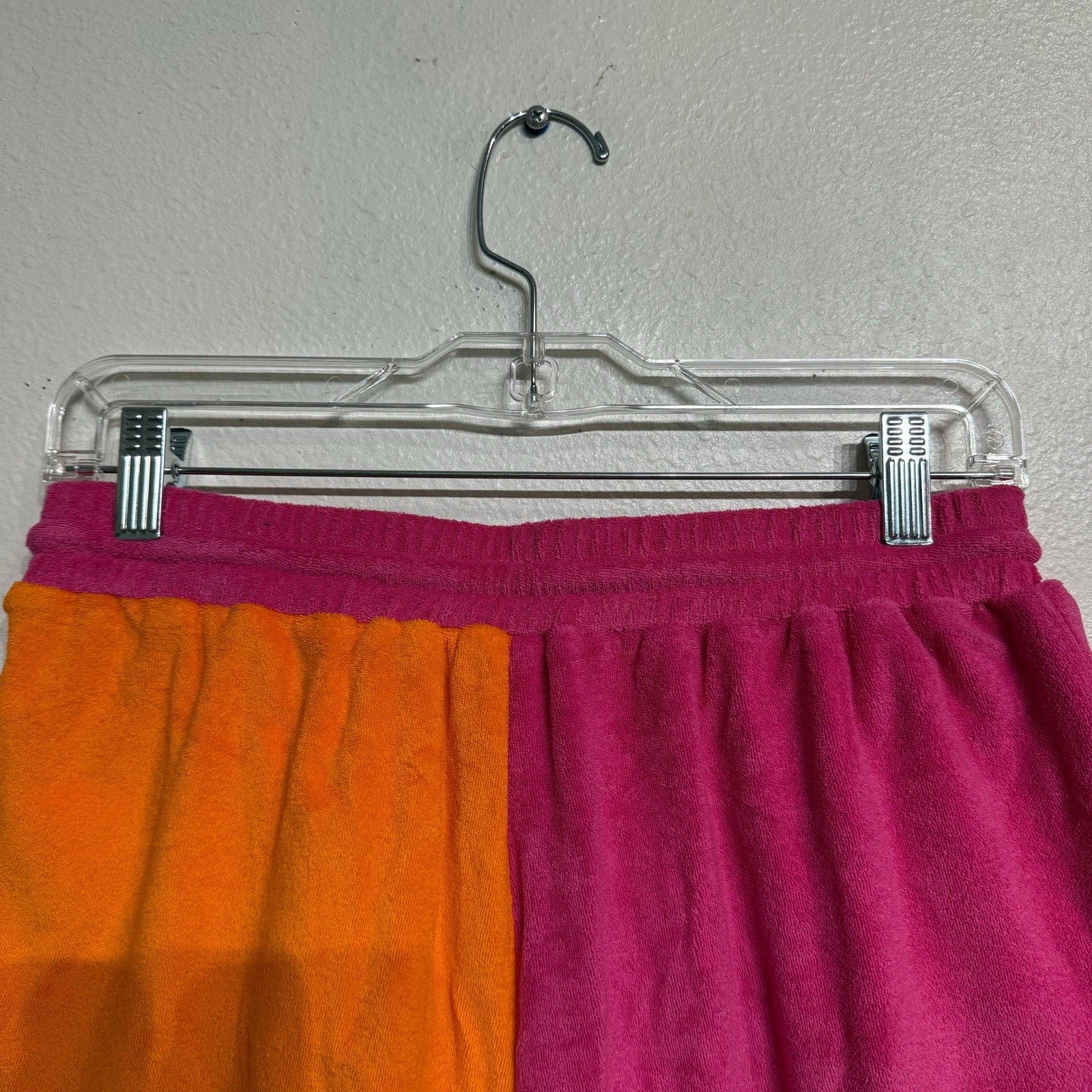 Solid & Striped Tangerine Strawberry The Charlie Terrycloth Shorts Sz M NWT