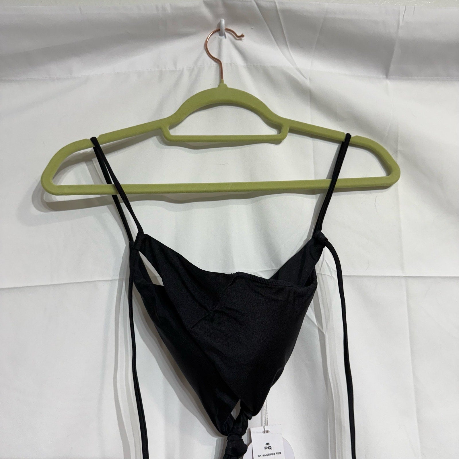 PQ Swim Black Hayden Cut Out One Piece Sz M NWT