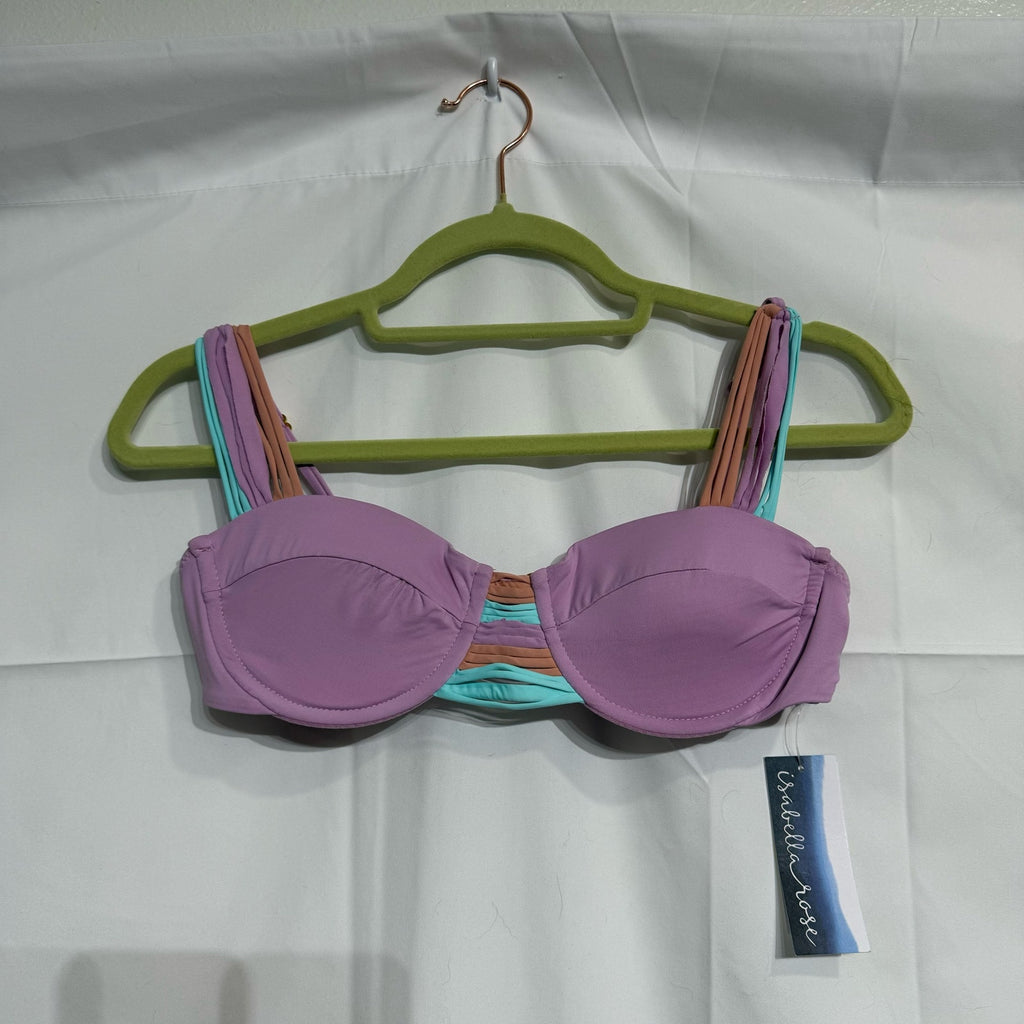 Isabella Rose Lavender Lucca Bikini Top Sz D-Cup NWT