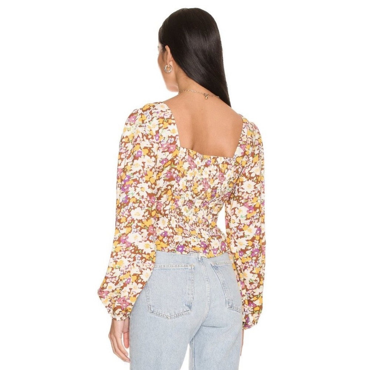 Sanctuary Sunny Field Drawn To You Floral Top Sz XS NWT