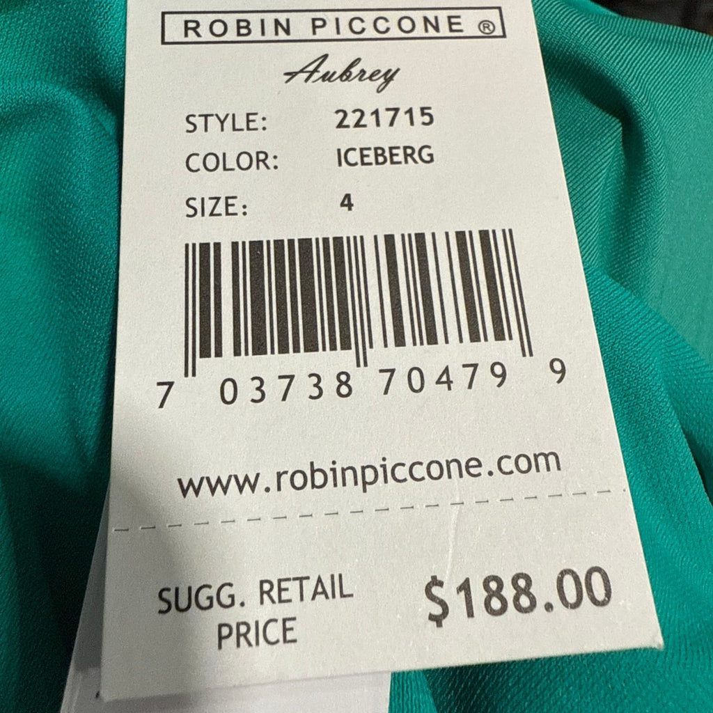 Robin Piccone Iceberg Aubrey Lace Up One Piece Sz 4 NWT