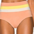 L*space Tangy Lemondrop High Waist  Bikini Bottoms Sz S NWT