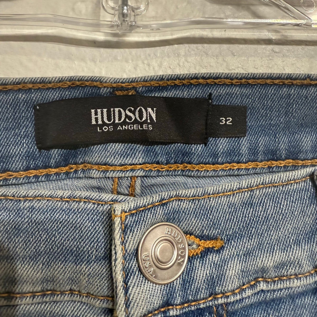 Hudson Lightless Nico Mid-Rise Super Skinny Jeans Sz 32 NWT