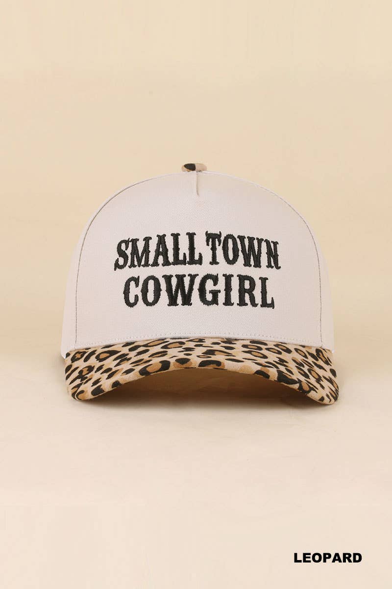 0519 Small Town Cowgirl Two Tone Snapback Hat SI-29853