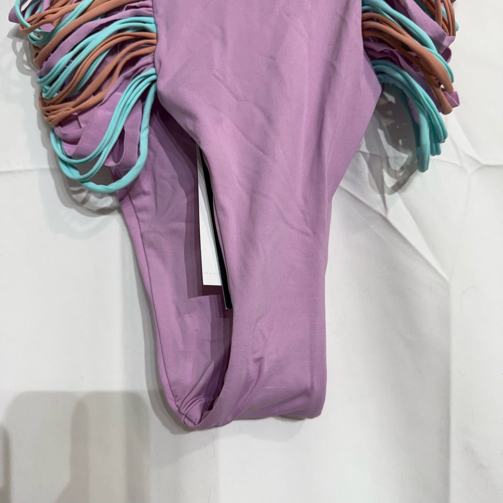 Isabella Rose Lavender Lucca High Waist Bikini Bottom Sz XS NWT